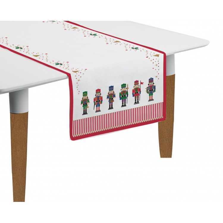 Set 2 runner  Nutcraker da tavolo 140 x 45 cm