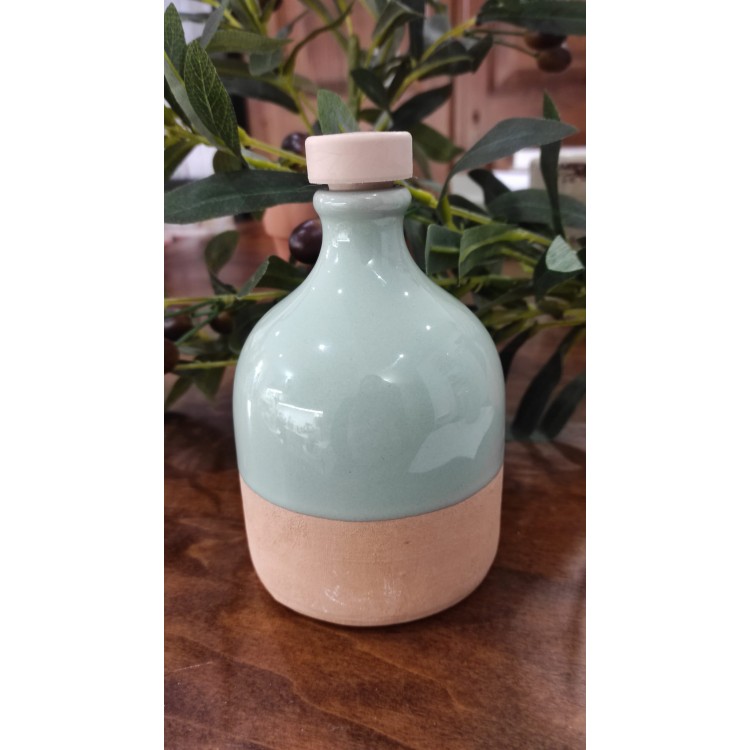 OLIERA ORCIO IN CERAMICA STILE PUGLIESE 100 ML- BOMBONIERA UTILE