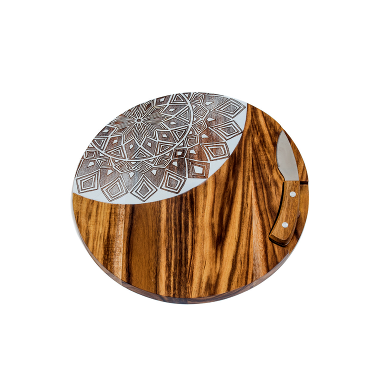 Tagliere tondo mandala
