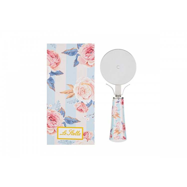 Taglia pizza Stripes and Roses 15 CM c/astuccio