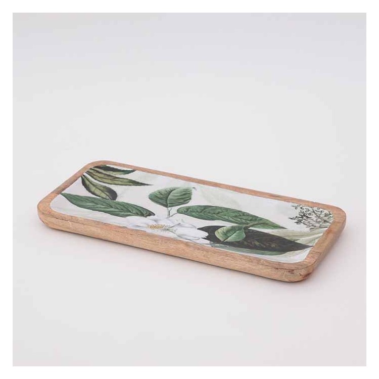 Vassoio rettangolare in legno di mango