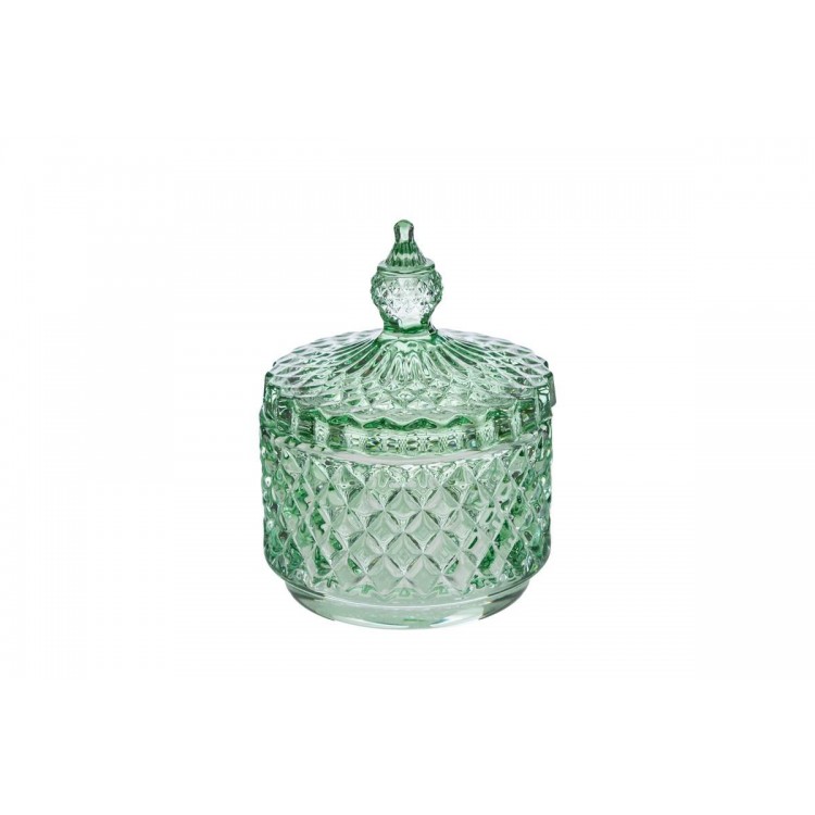 Scatola in Vetro Verde Dorothy – Eleganza Classica per i Tuoi Spazi