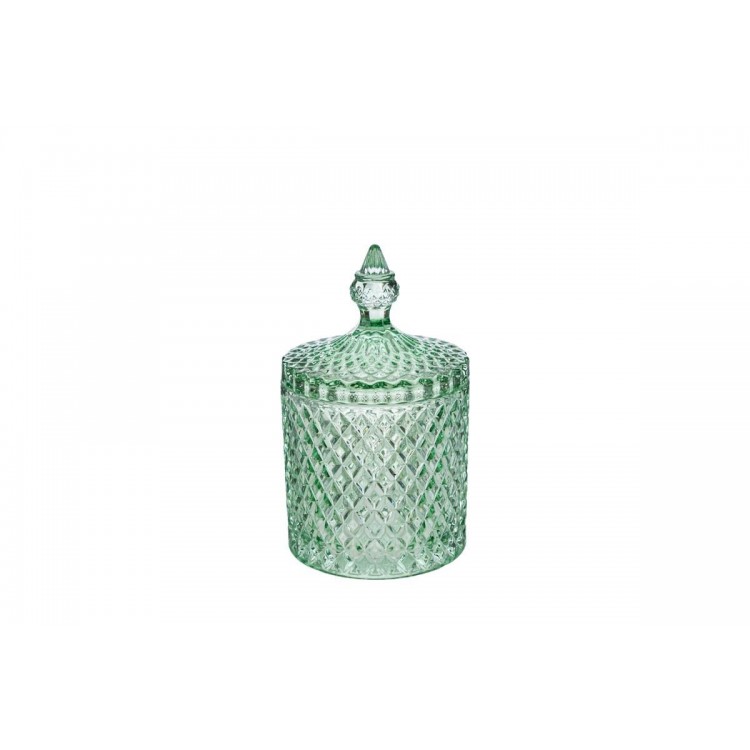 Scatola in Vetro Verde Dorothy – Eleganza Classica per i Tuoi Spazi