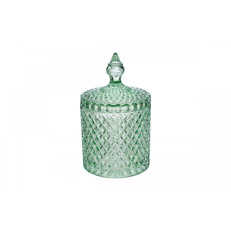 Scatola in Vetro Verde Dorothy – Eleganza Classica per i Tuoi Spazi