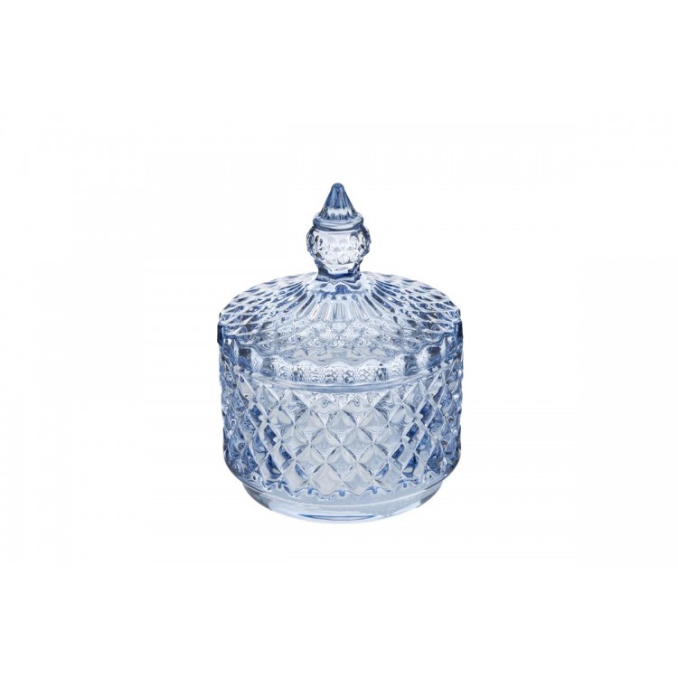 Scatola in Vetro Blu Dorothy – Eleganza Classica per i Tuoi Spazi