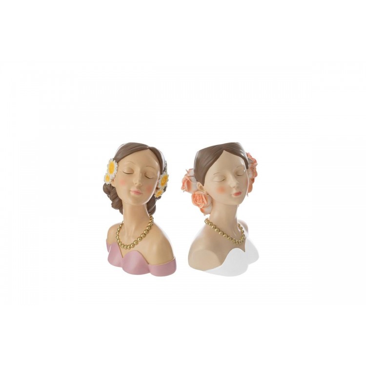Vaso Donna in Resina - Complemento d'Arredo Elegante "Le Stelle Bomboniere"H.18,5 cm
