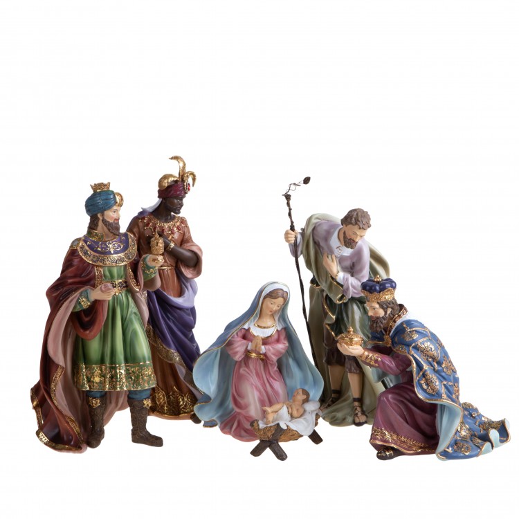 Natività 6 pz H.33 cm