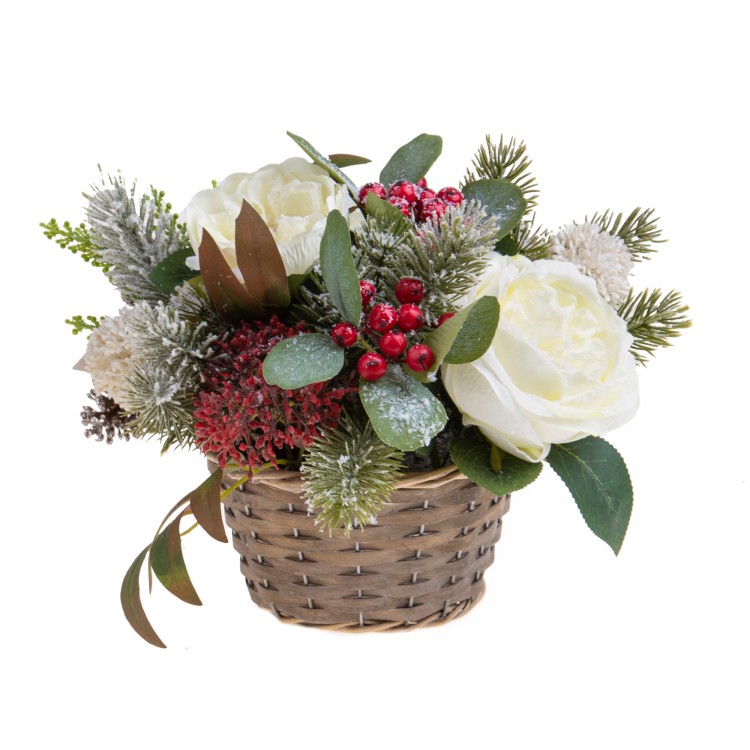 Centrotavola D.25 cm con peonie