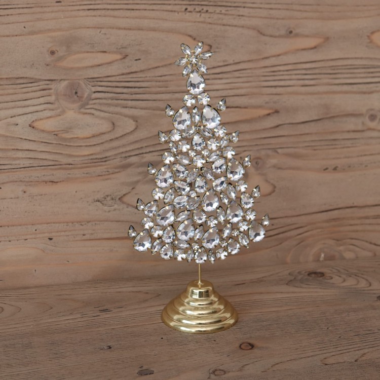 Albero Crystal Gold – 15x8x29,5 cm