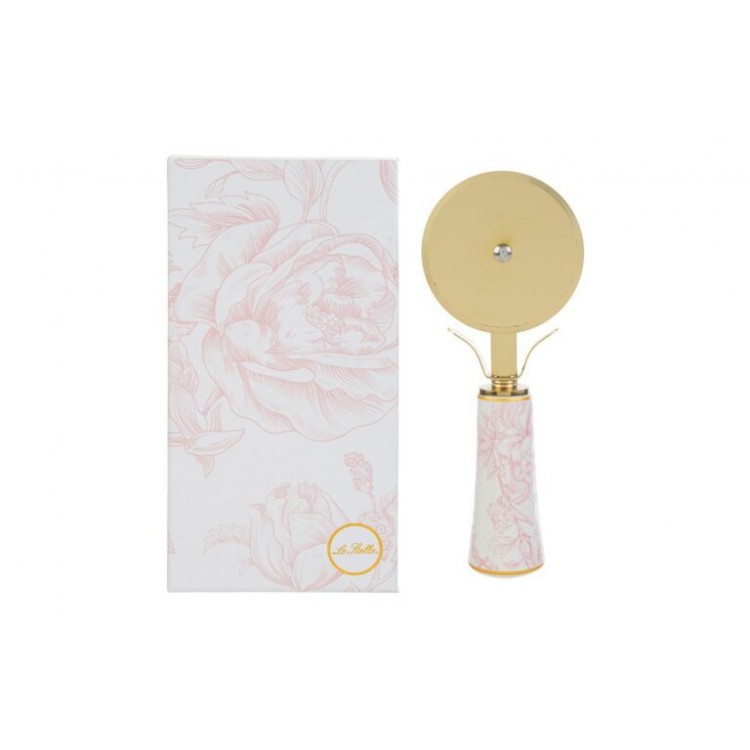 Taglia Pizza Dec.Rosa 15 Cm C/Astuccio