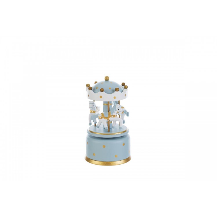Carillon Legno Giostrina Celeste 7,5Xh.13Cm C/Shopper