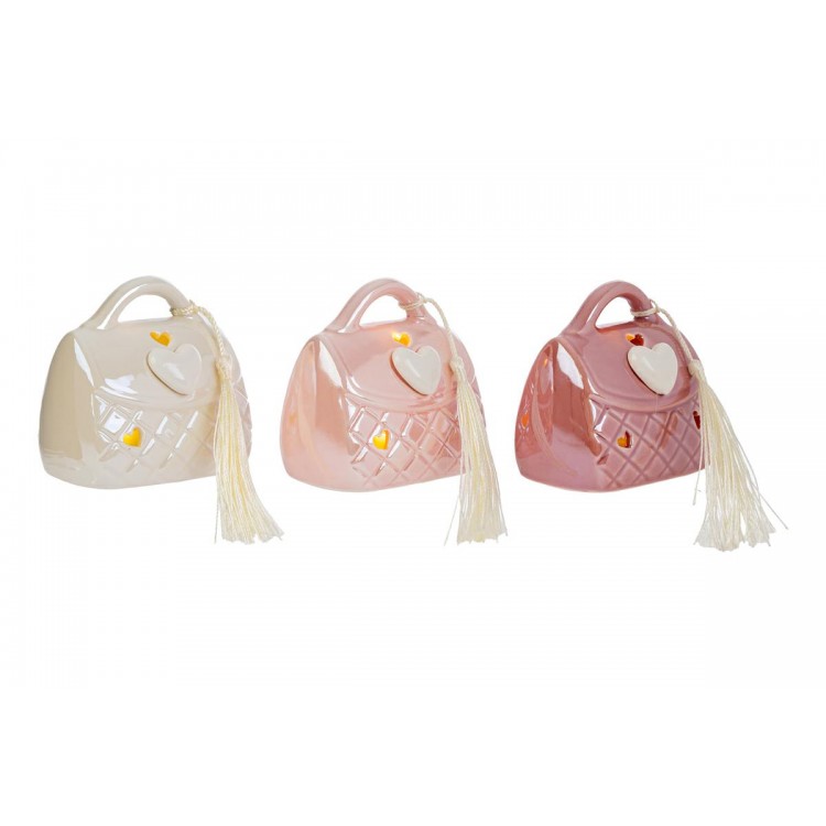 Borsetta Porcellana Led 3Ass.8X5,5X8Cm C/Shopper