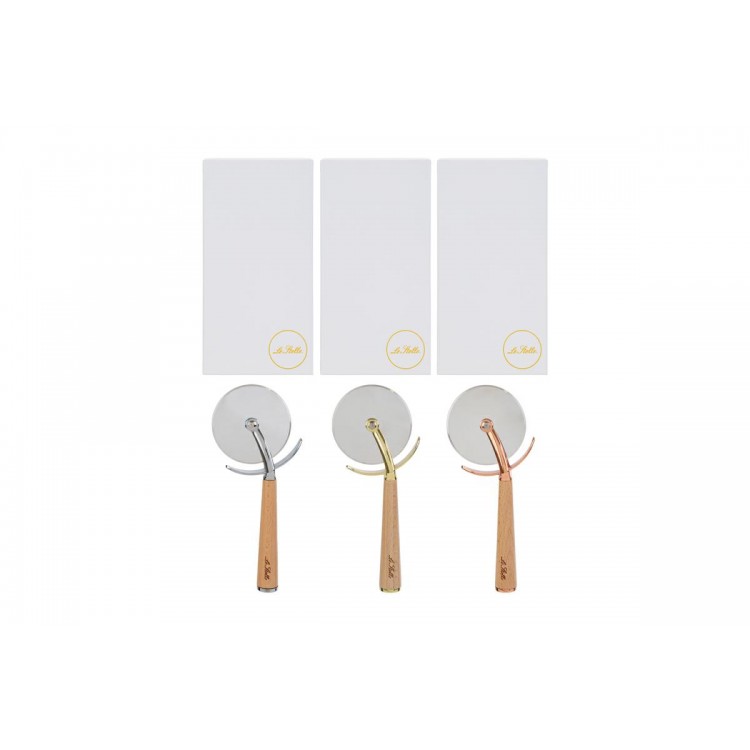 Tagliapizza Metallo 3 Ass.18X8Cm C/Astuccio