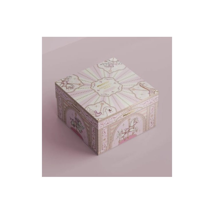 Vassoio Dolce Arrivo Baby Rosa con Confetti – Maxtr