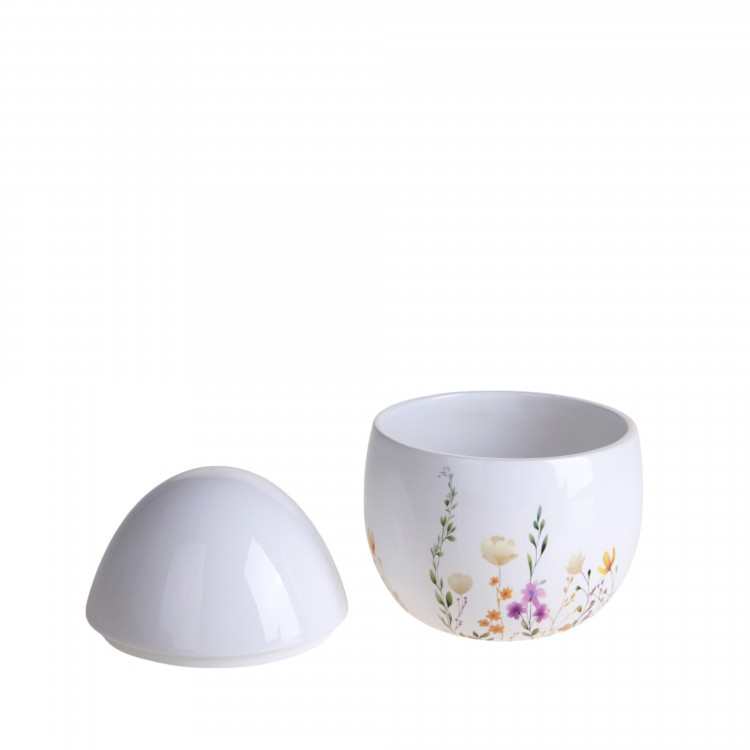 Uovo con Coperchio – D.12,5xH15,5 cm