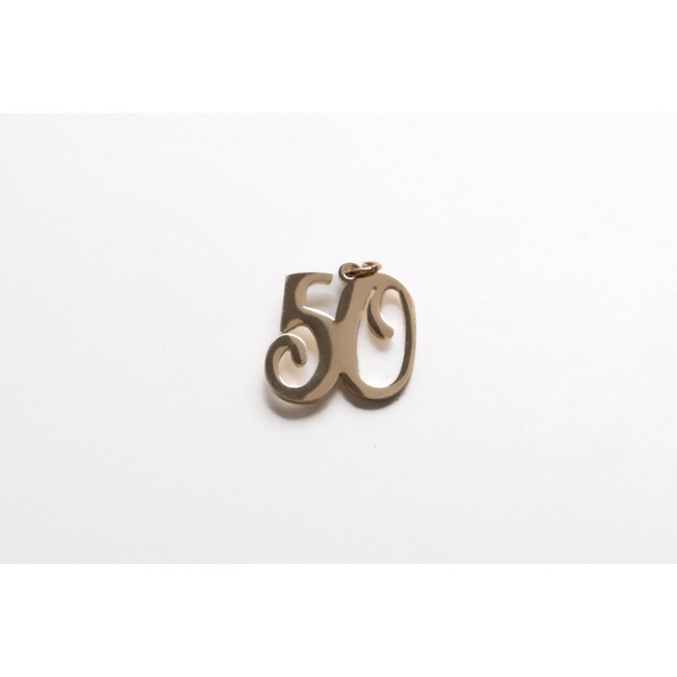 Charms Oro 2,3x2,3 cm con Gancio