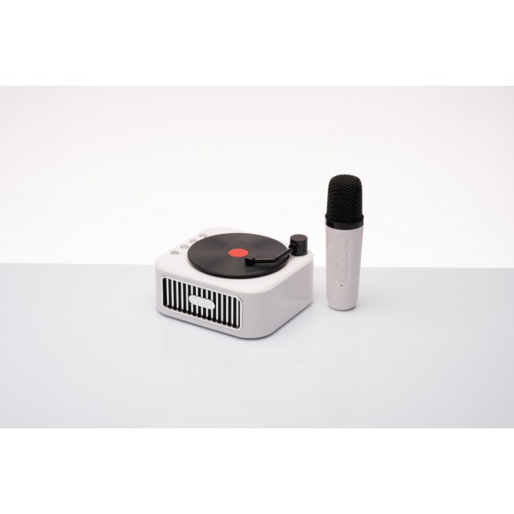 Radio Speaker Giradisco 12x13x6 cm con Microfono Bluetooth