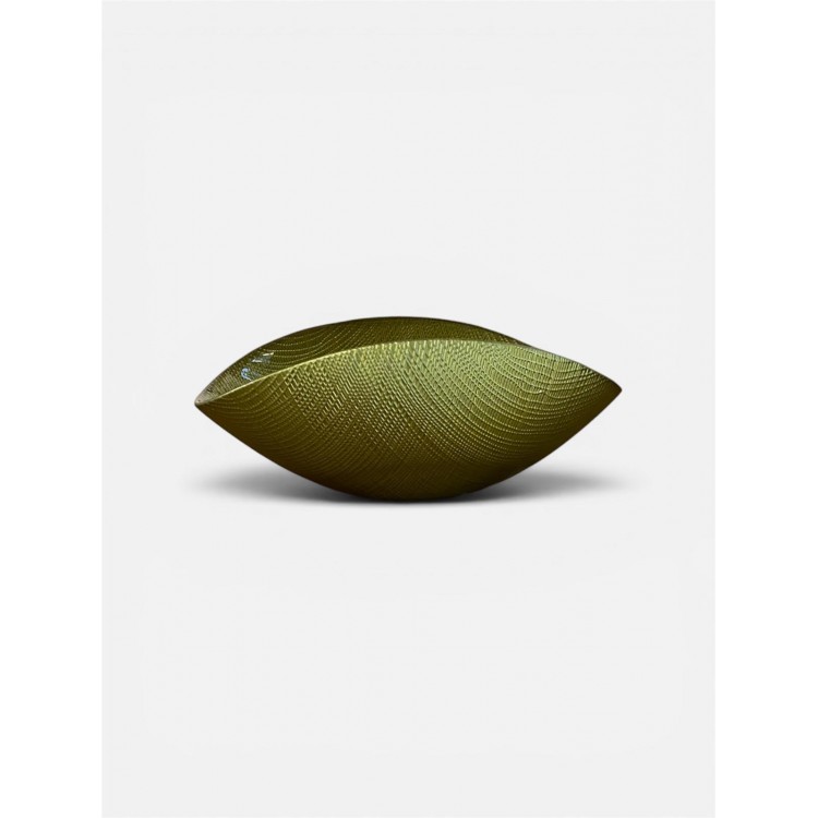 Coppetta Decorativa Burano Verde Giada 20 cm Onlylux – Centrotavola in Vetro di Design