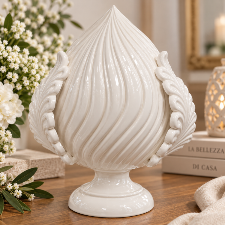 Pumo Pugliese in Ceramica Artigianale H. 25 cm