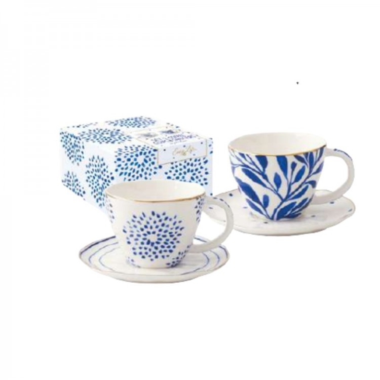 Set due tazzine con piattino